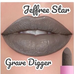 New JEFFREE STAR Velvet Grave Digger Gray Lipstick